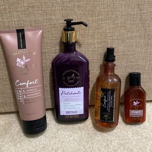 Comfort Patchouli and Vanilla aromatherapy set